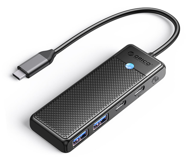 Orico USB-C - 2x USB-C, 2x-USB-A, PD100W PAPW2AC-C3-015-BK-EP - 1187911 - zdjęcie